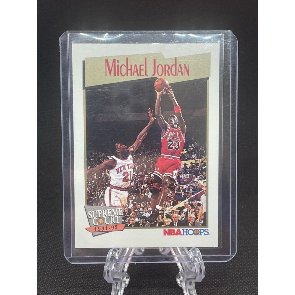 Michael Jordan Card 1991-92 NBA Hoops #455